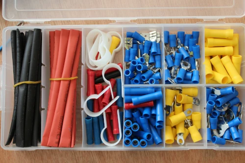 box of electrical connectors